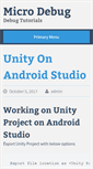 Mobile Screenshot of microdebug.com